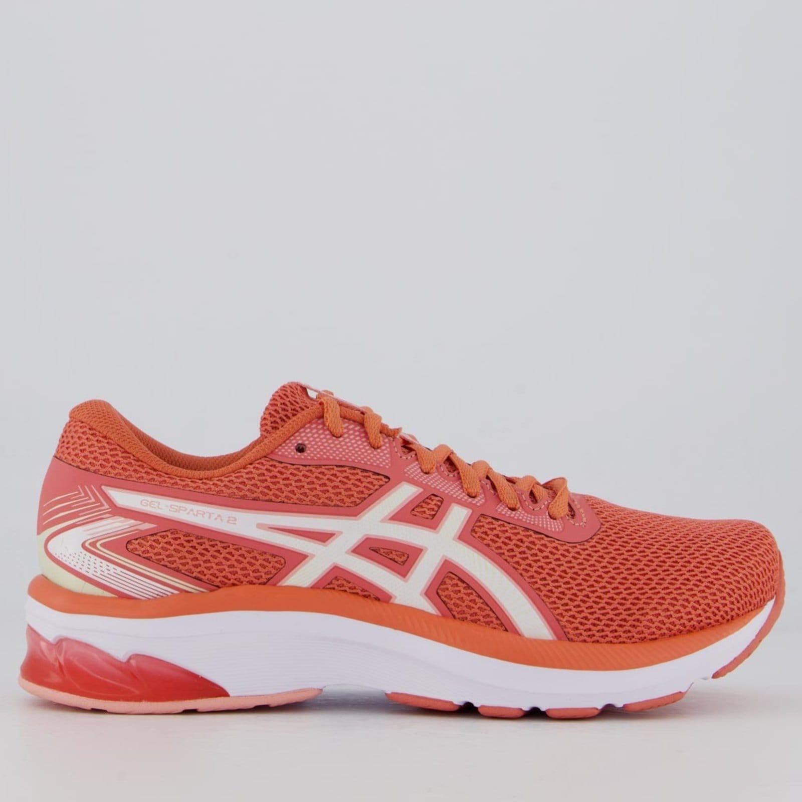 Vista principal Tênis Asics Gel Sparta 2 Feminino Coral ASICS laranja coral