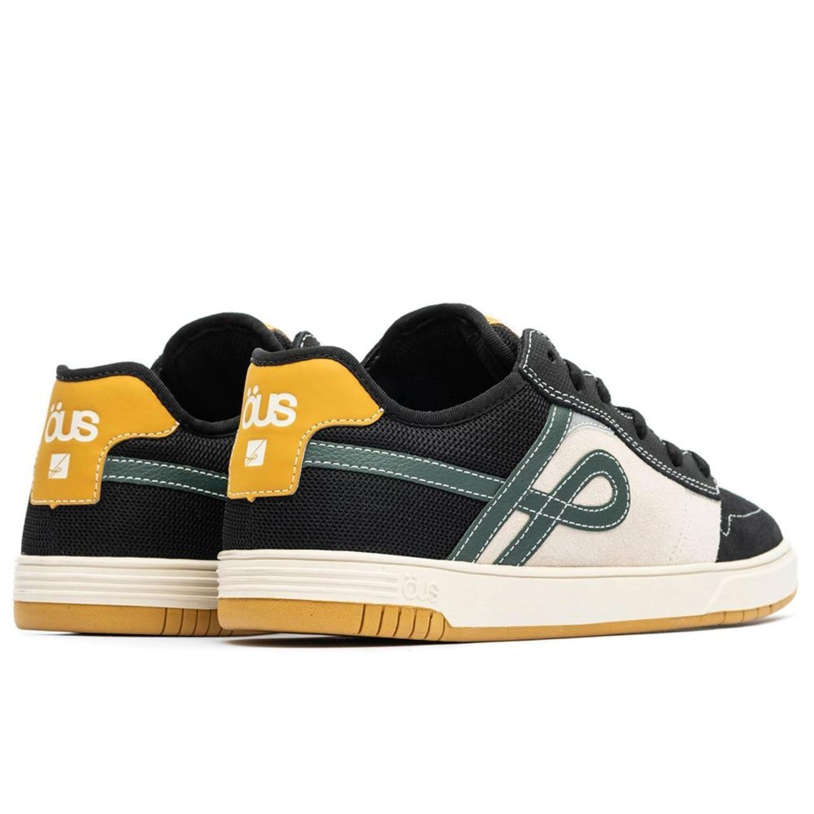 Vista 2 Tênis OUS Naccarato IV Masculino Territorio Essencial ÖUS preto