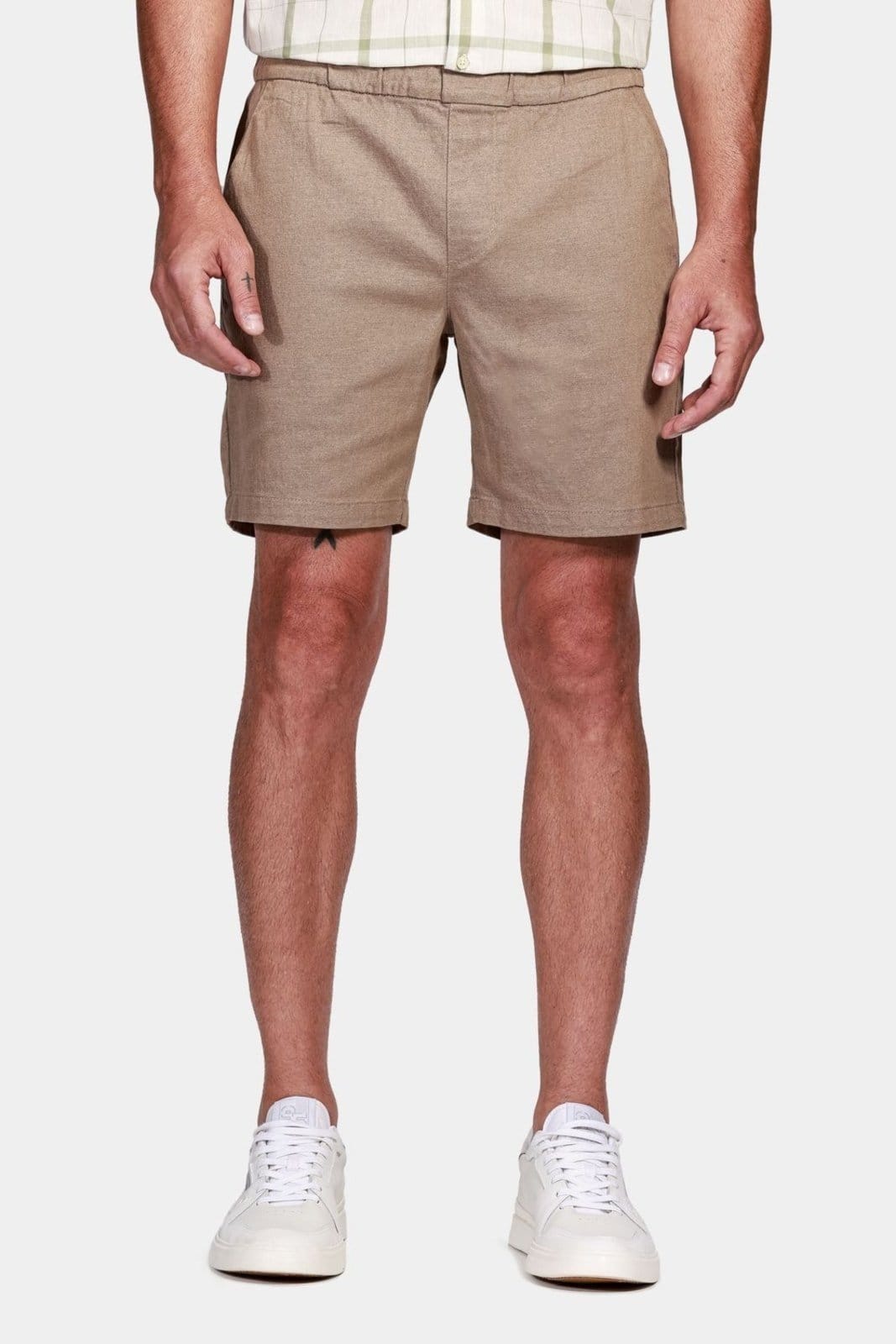 Bermuda Aramis Elástico Mou Cáqui