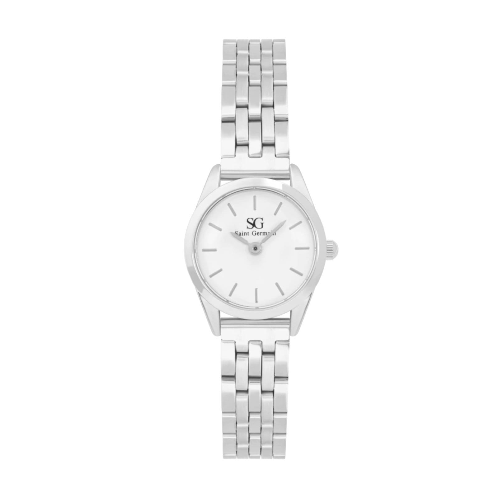Relógio Feminino Saint Germain Prateado Mini Belle Silver 24mm