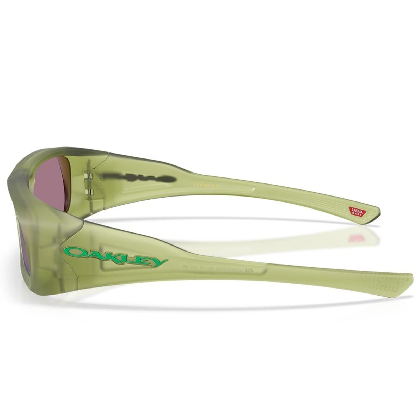 Vista 2 Óculos de Sol Oakley Permian Matte Transparent Fern 0459 Oakley preto transparent