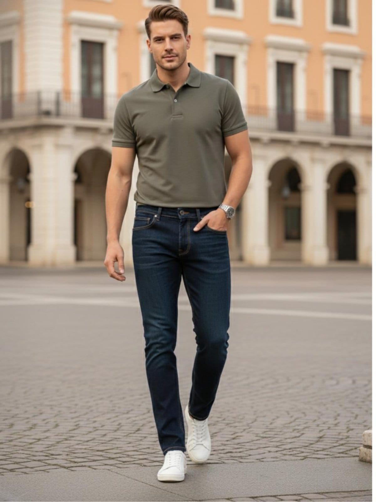 Calça Masculina Jeans Sk Jeans Confortável e Casual Escura