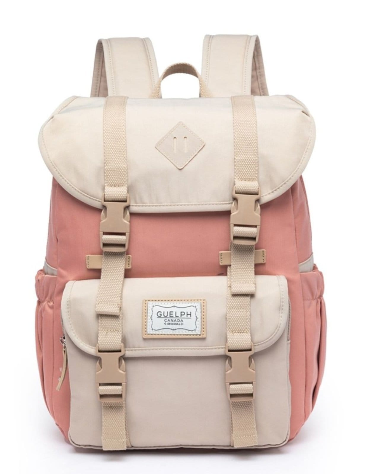 Vista 2 Mochila Feminina Guelph Bolsa Resistente Fashion Moda Moderna GUELPH rosa