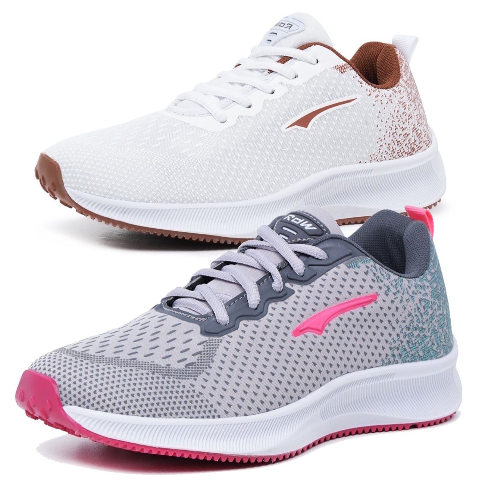 Kit 2 Pares Tenis Caminhada Academia Feminino Esportivo Confortável e