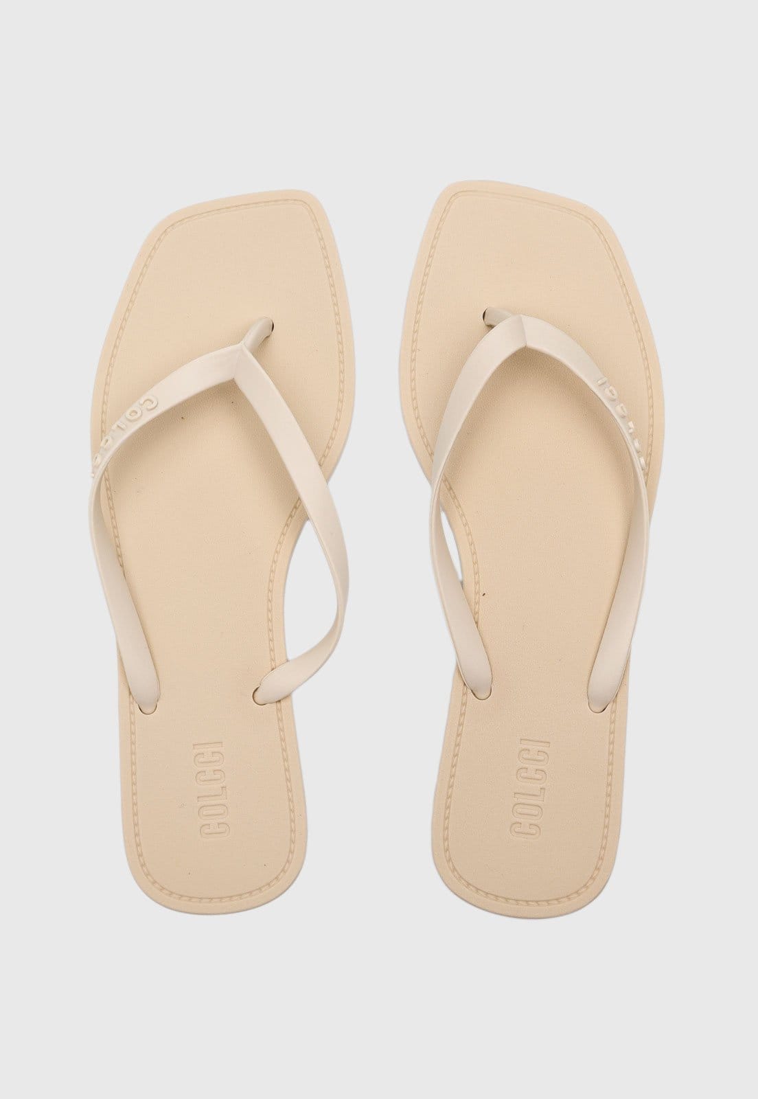 Vista 2 Chinelo Feminino Colcci com Necessaire Off-white Colcci off-white white