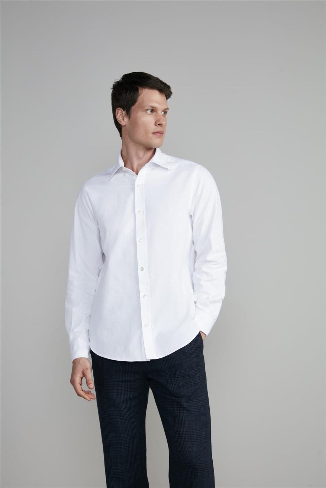 HIGHSTIL Camisa Lisa Oxford Slim Fit