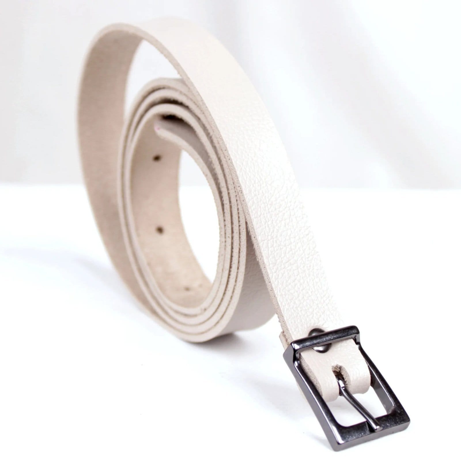 Vista 2 Cinto Slim com Fivela Grafite Artlux Off White FM002 Artlux branco white