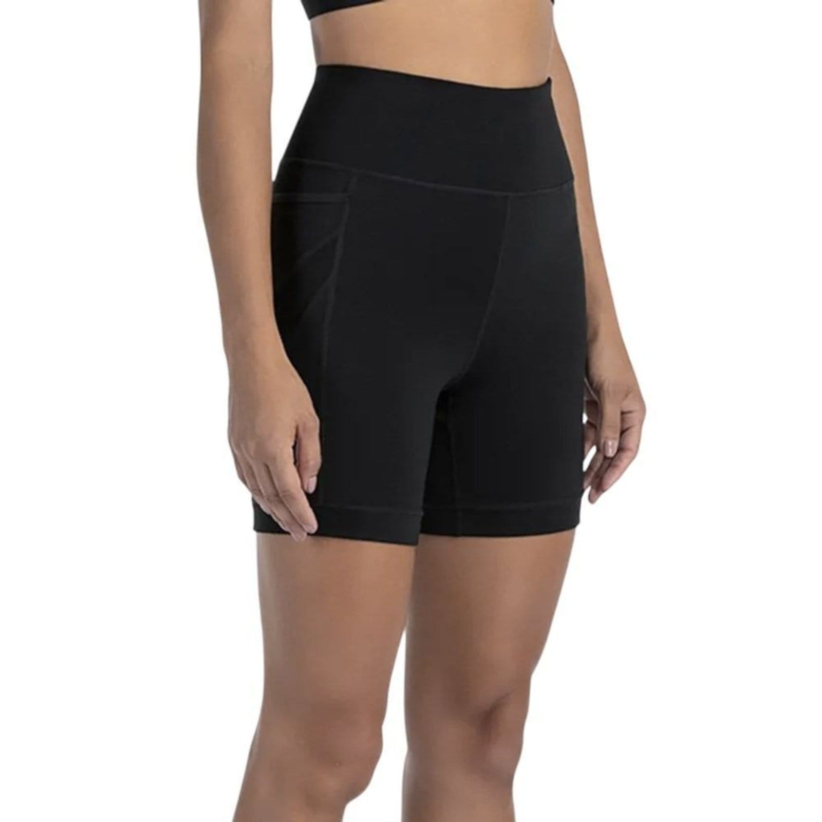 Vista 2 Bermuda Olympikus Funcional 6 Feminina OLYMPIKUS preto