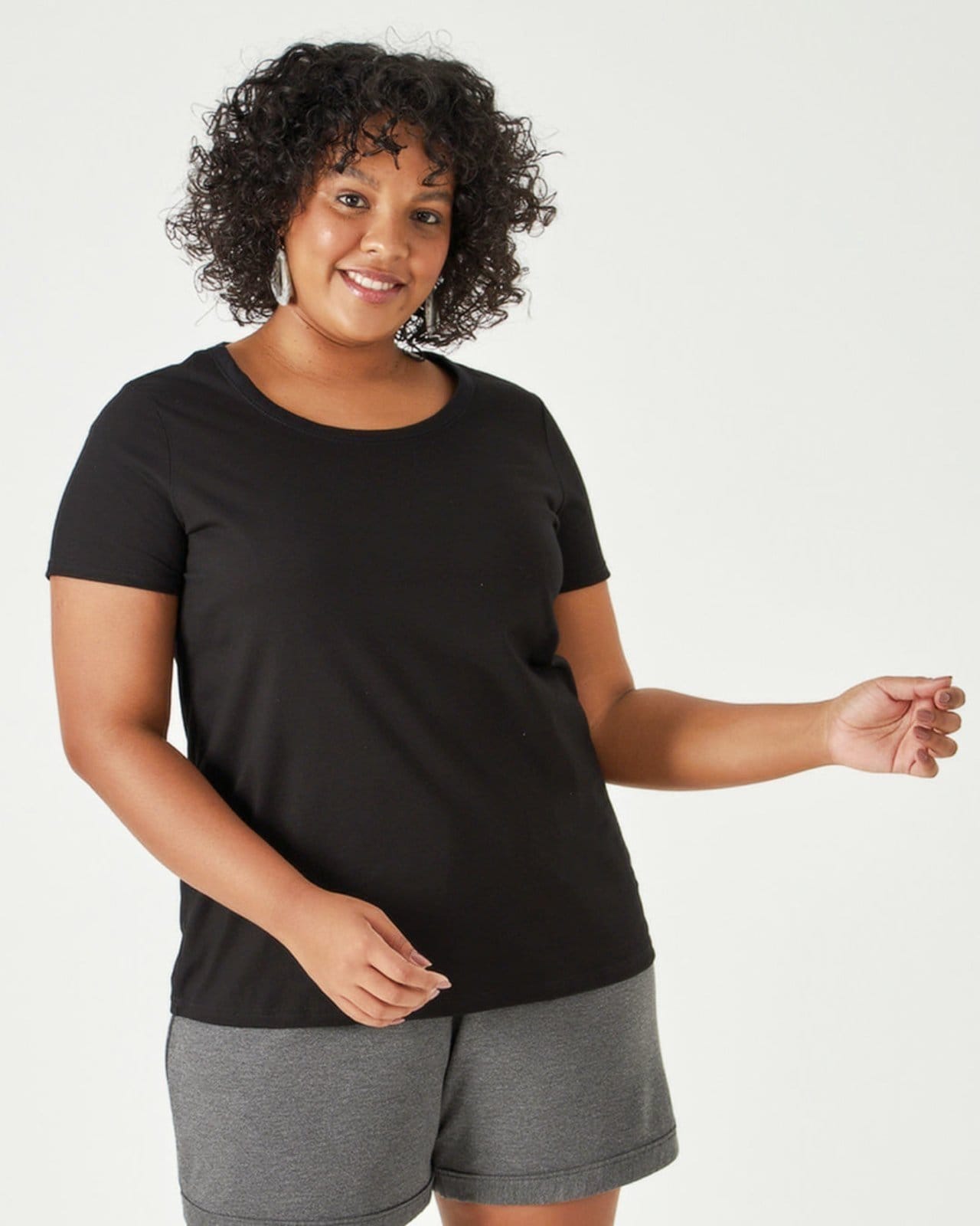 Vista 2 Short Moletinho De Viscose Malwee Plus Malwee cinza