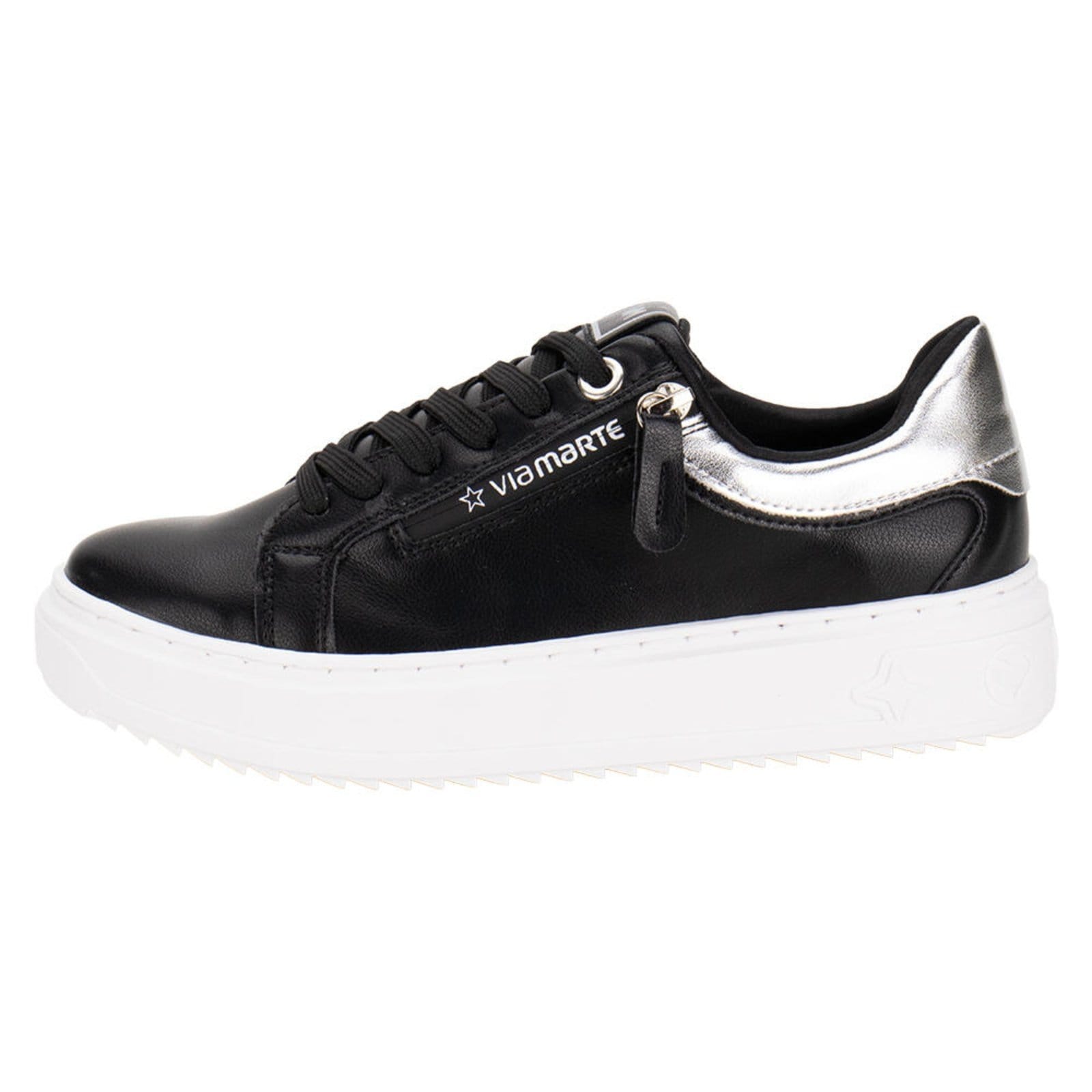 Vista 2 Tênis Feminino Casual Via Marte 206001 5832060 VIA MARTE preto