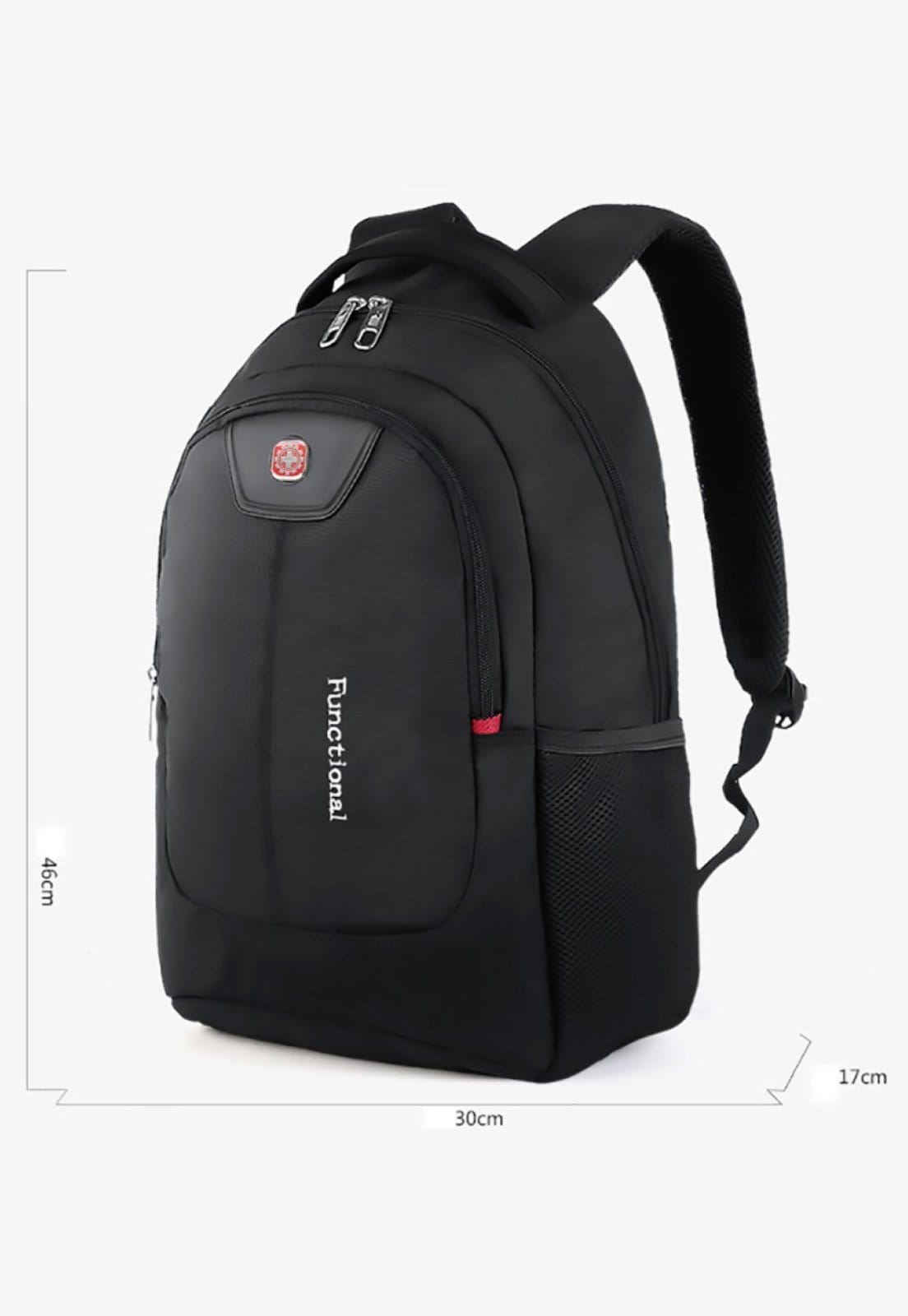 Vista 2 Mochila Notebook Executiva Crossgear Bolsa Espaçosa Reforçada Trabalho Faculdade Crossgear preto