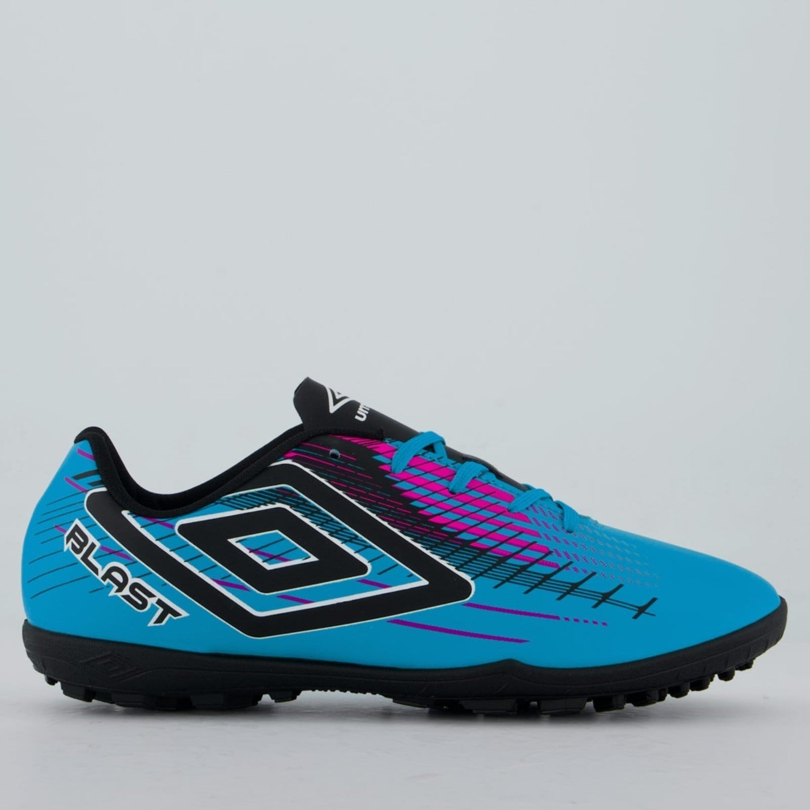 Chuteira Umbro Blast Society e Rosa