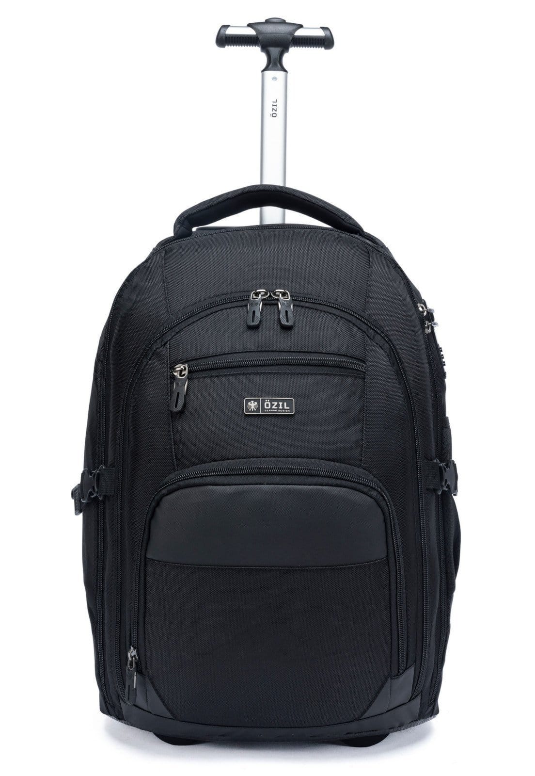 Mochila Carrinho Ozil Executiva Faculdade Viagem Trabalho Preta Notebook