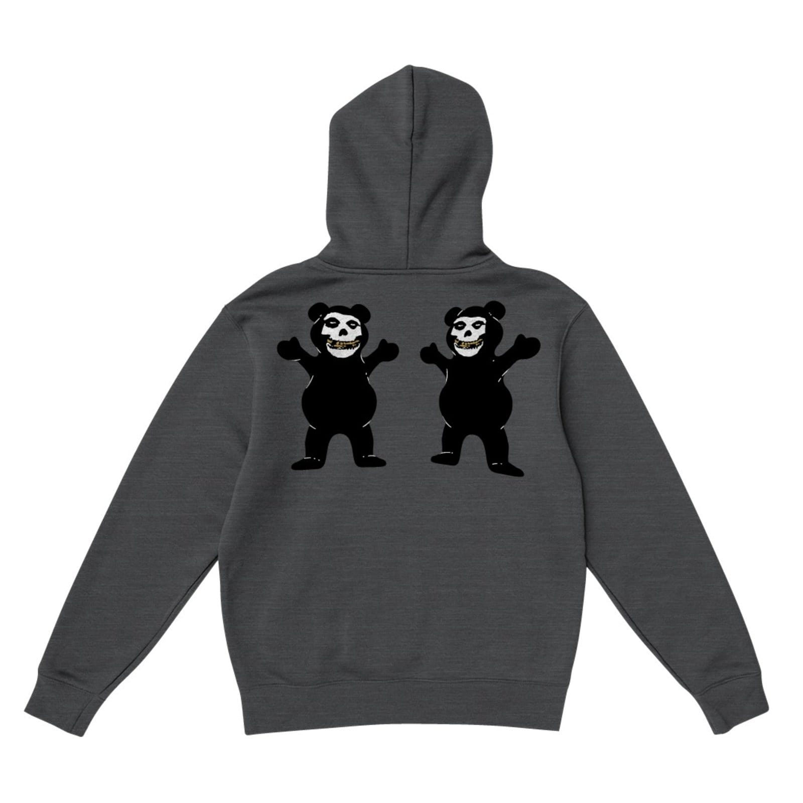 Vista 2 Infantil - Moletom Grizzly Static Age Ziper Hoodie - HEATHER CHARCOAL Grizzly cinza