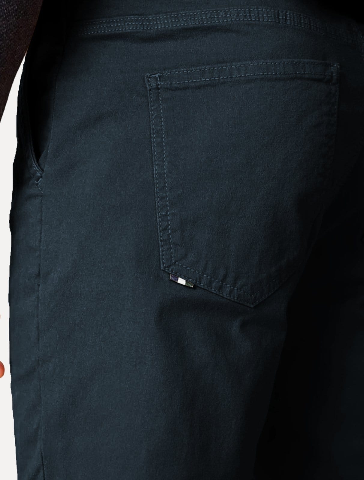 Vista 2 Calça Reserva Masculina Sarja Stretch Light Reserva azul marinho