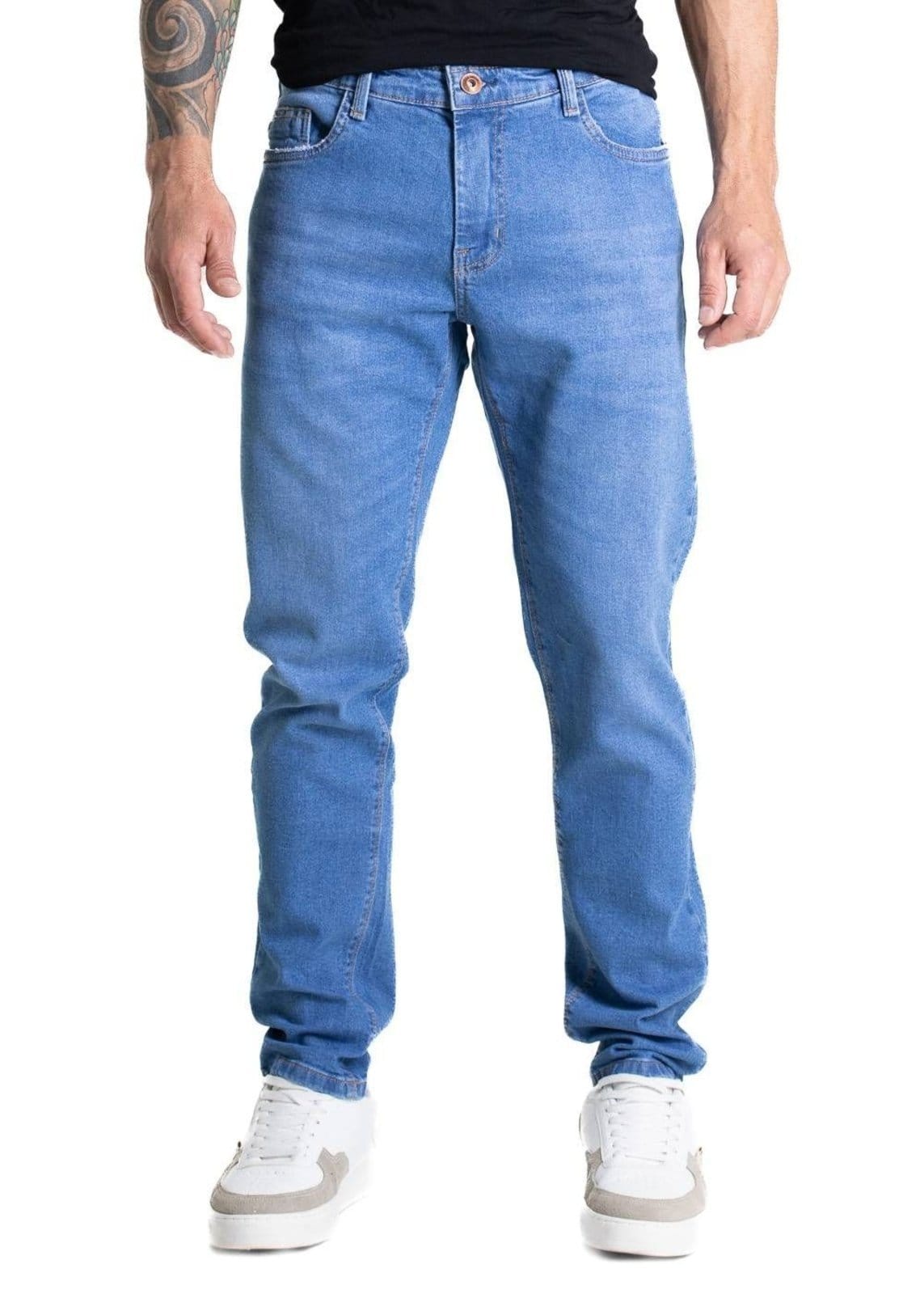 Vista principal Calça Jeans Sawary Slim - 280874 Sawary azul