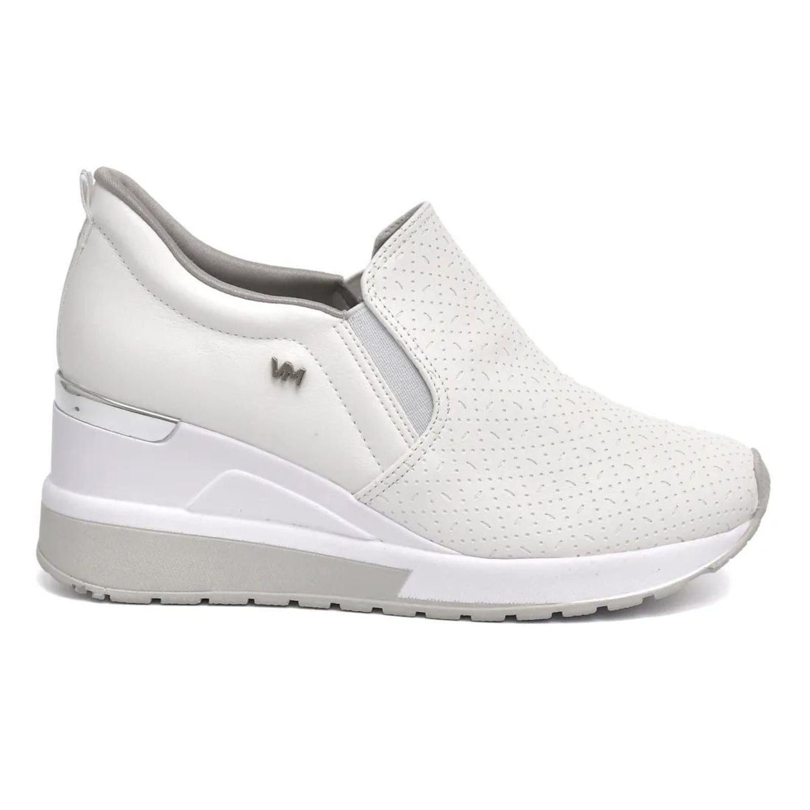 Vista 2 Tênis Via Marte Nobuck Casual Feminino VIA MARTE branco