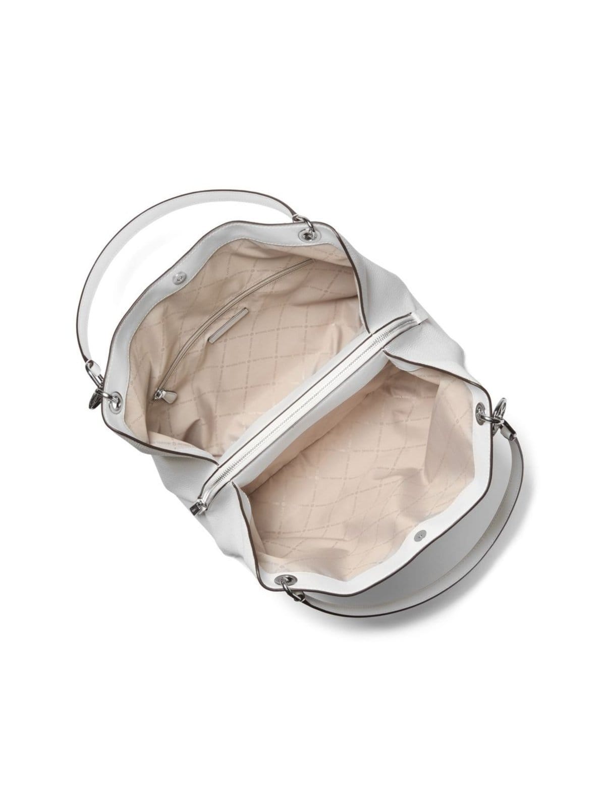 Vista 2 Bolsa Tote Christina Grande De Couro 35T5s8we6l085 Michael Kors branco