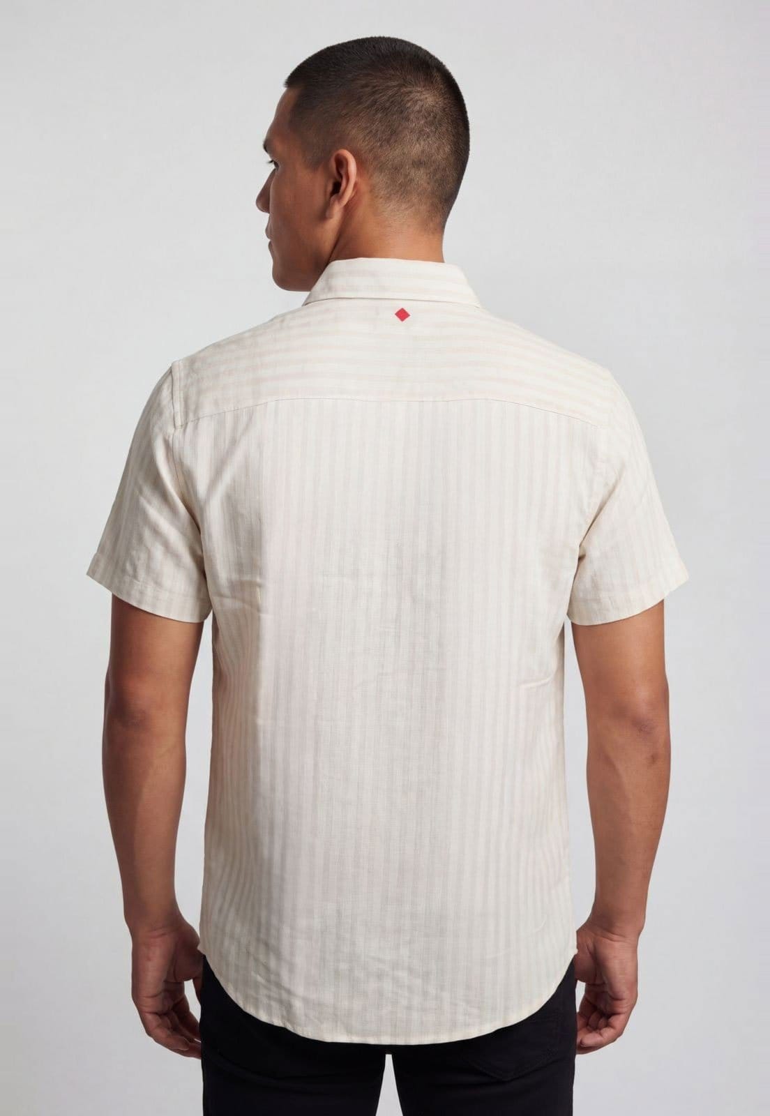 Vista 2 Camisa Masculina Forum Listrada Off-White Forum off-white white