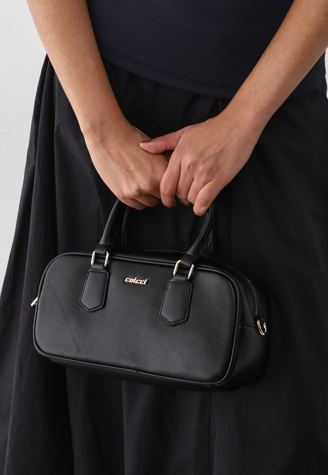 Bolsa Feminina Colcci Média Estruturada Preta