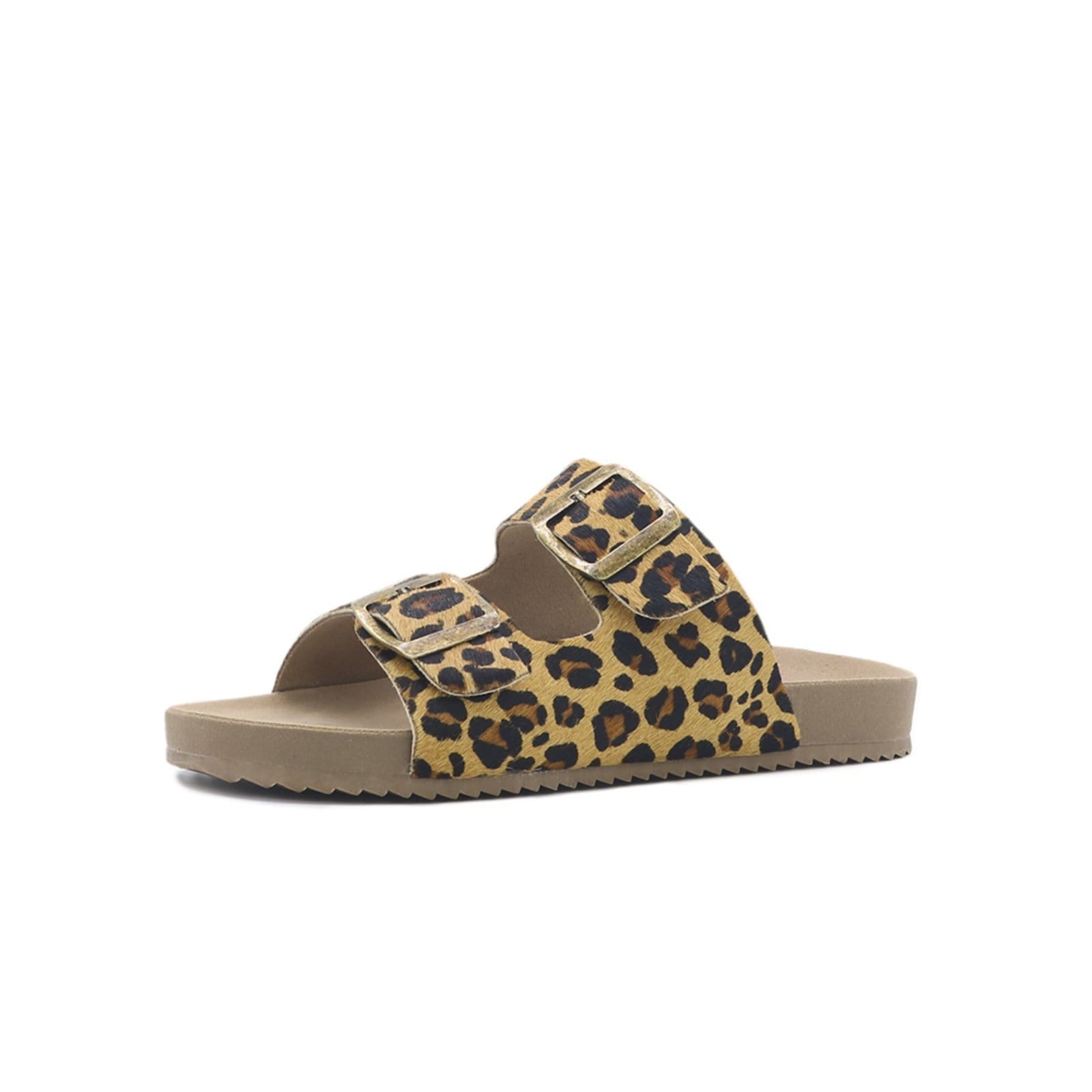 Papete Rasteira Sandalia Couro