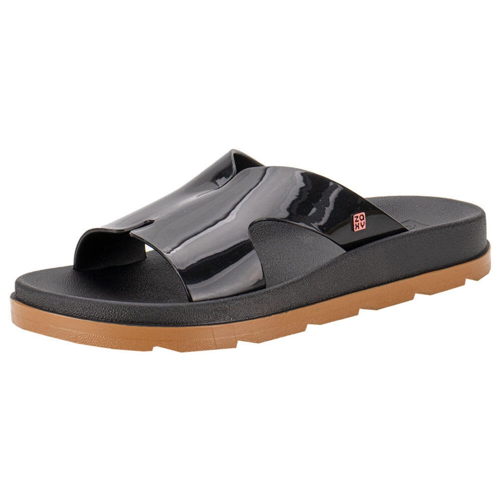 Vista 2 Chinelo Feminino Slide Daily Zaxy 19150 3299150 Zaxy preto