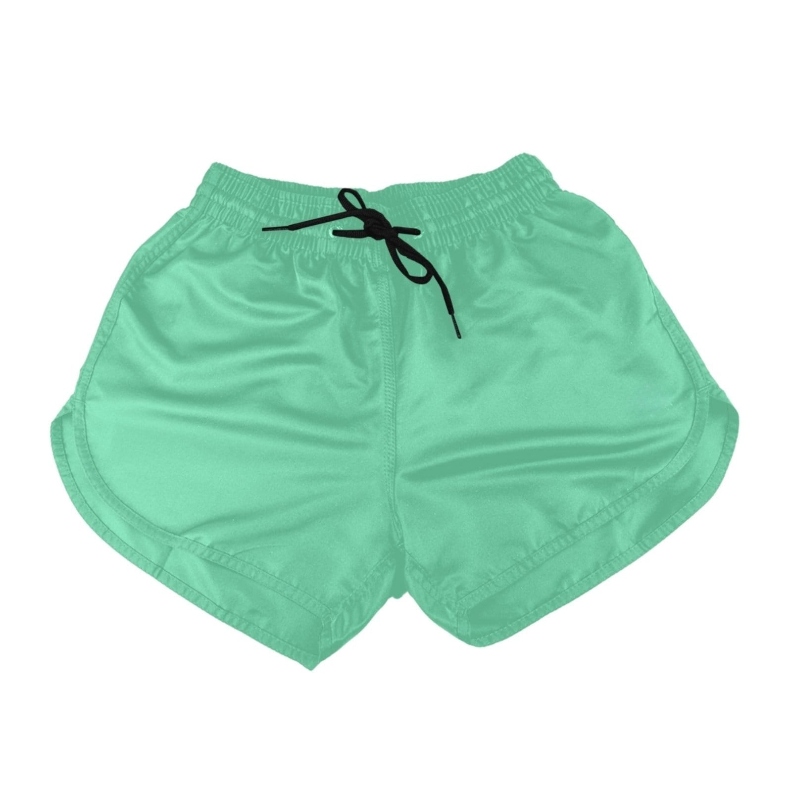 Short Tactel Moda Praia Feminino Shortinho Liso Bermuda