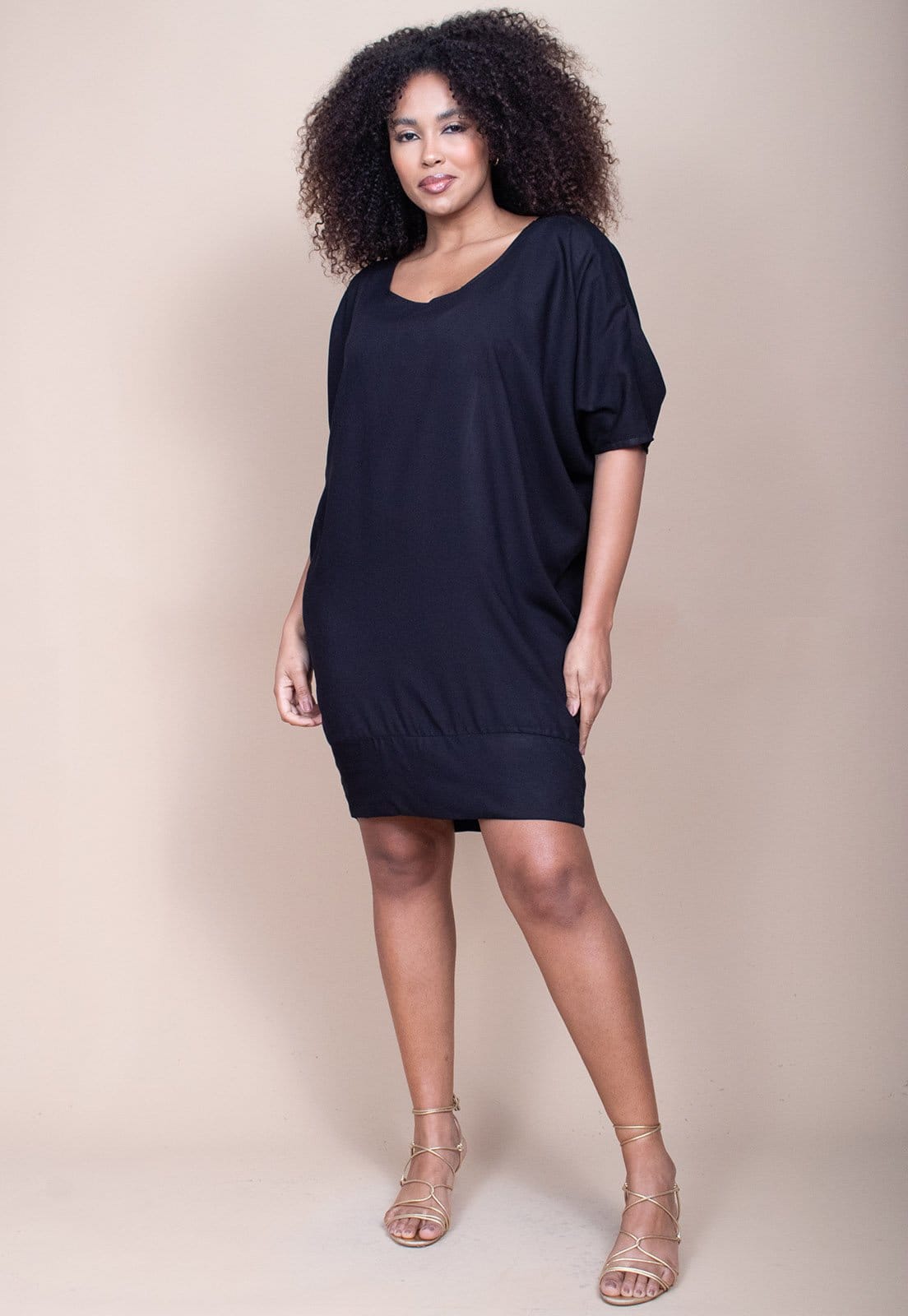 Vestido Cabanafree Curto Morcego