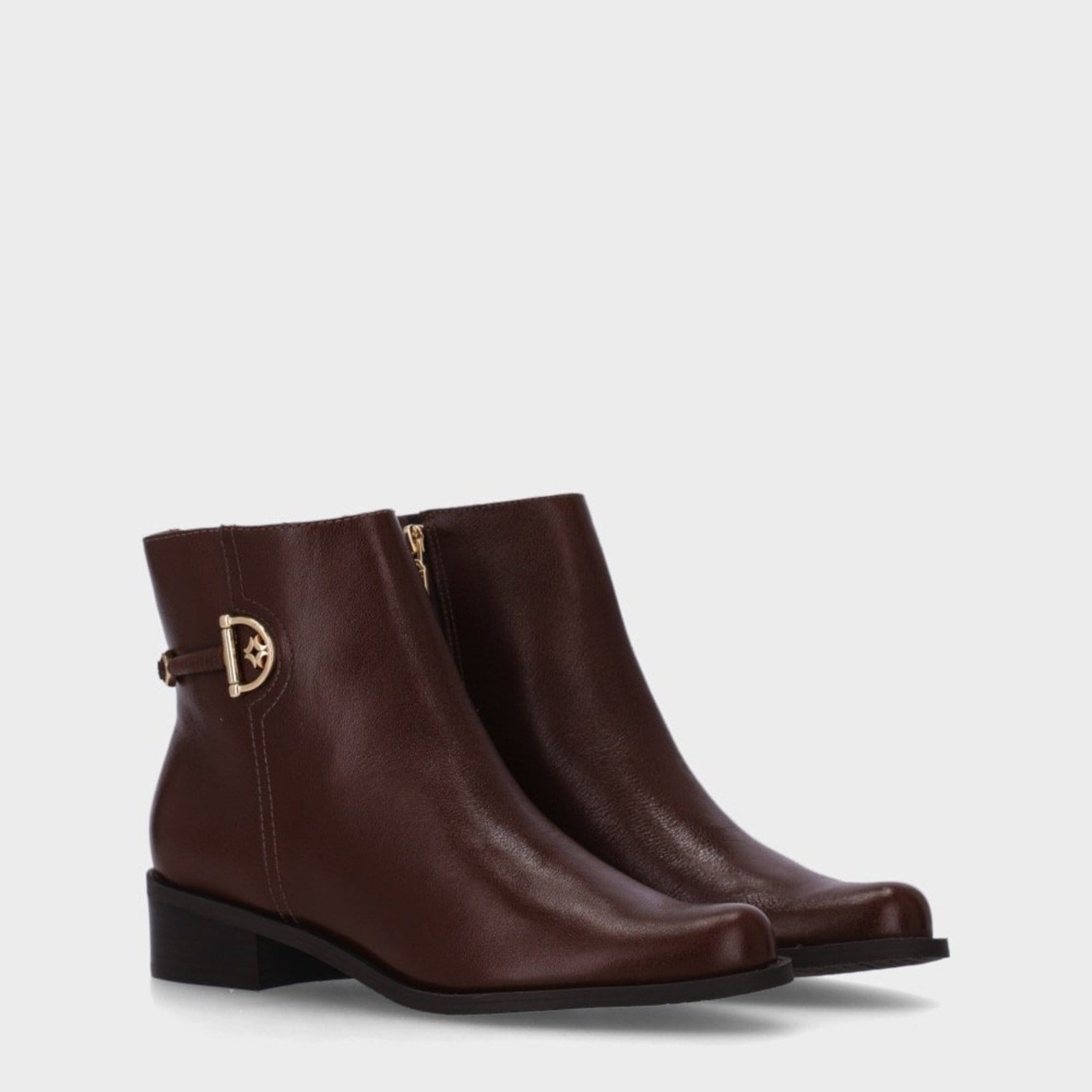 Vista 2 Bota Cano Curto Luz da Lua - 52460032 Luz Da Lua Luz Da Lua café