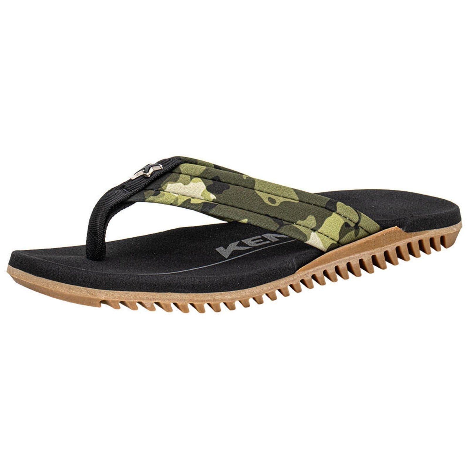 Vista 2 Chinelo Masculino Nk6 Army Kenner Elh 1977300 745 preto