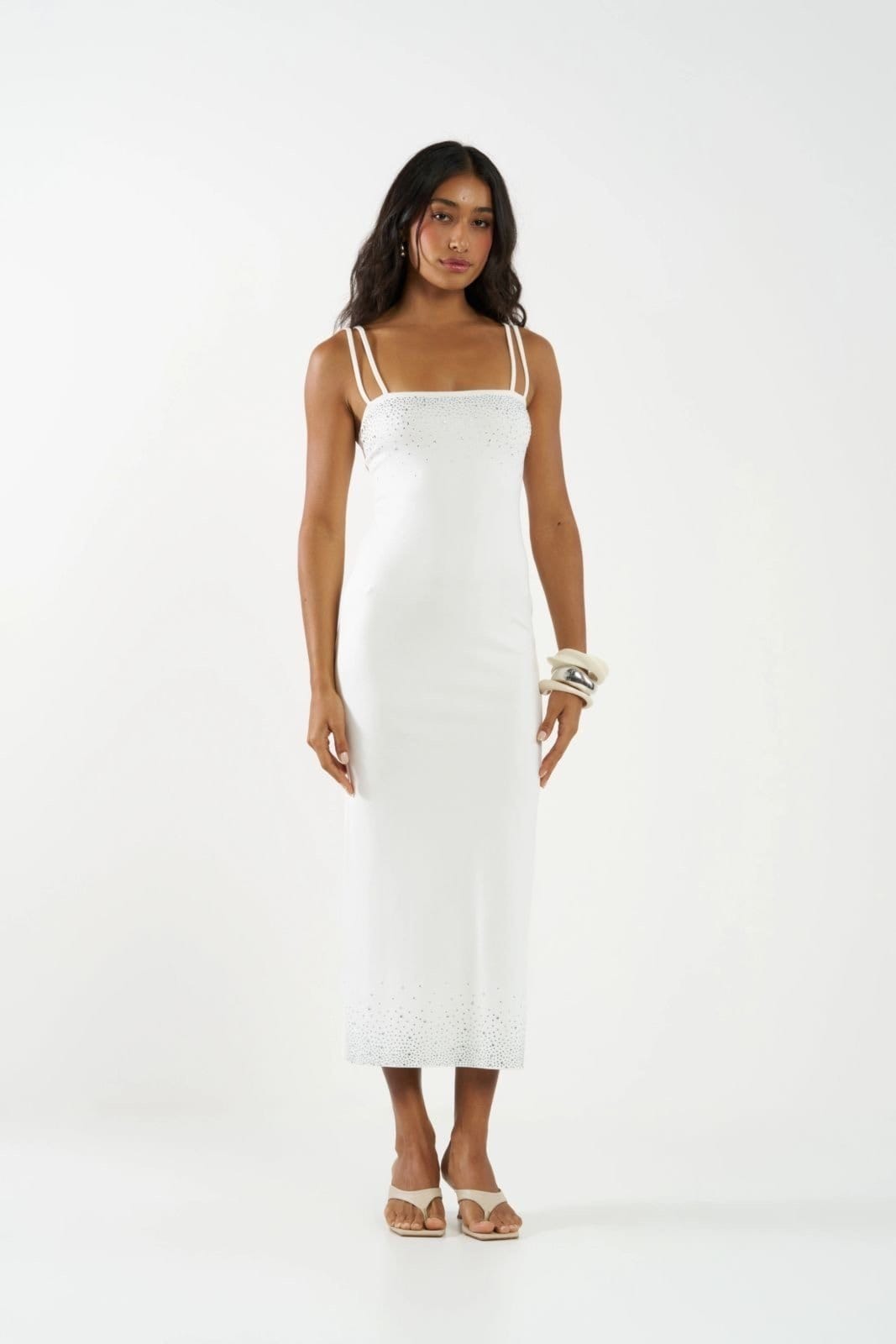 Vestido com Aplicação Colcci CLC Off Shell