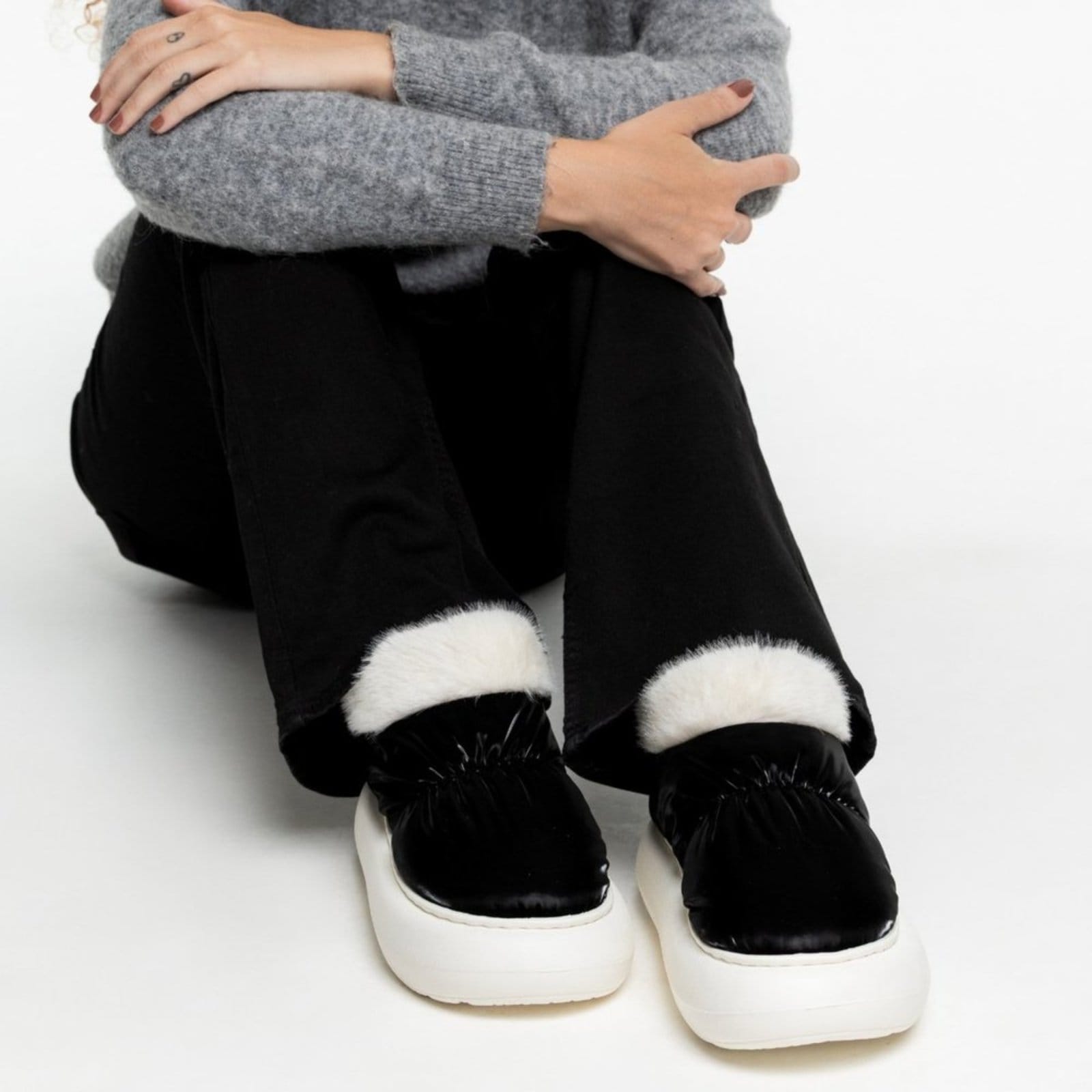 Vista 2 Infantil - Flowfa Blair Feminina Flbla Flowfa Flowfa preto