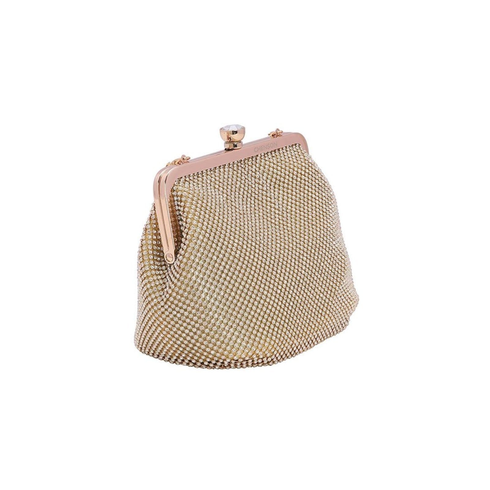 Vista 2 Bolsa Feminina Chenson de Festa 3182606 Chenson dourado