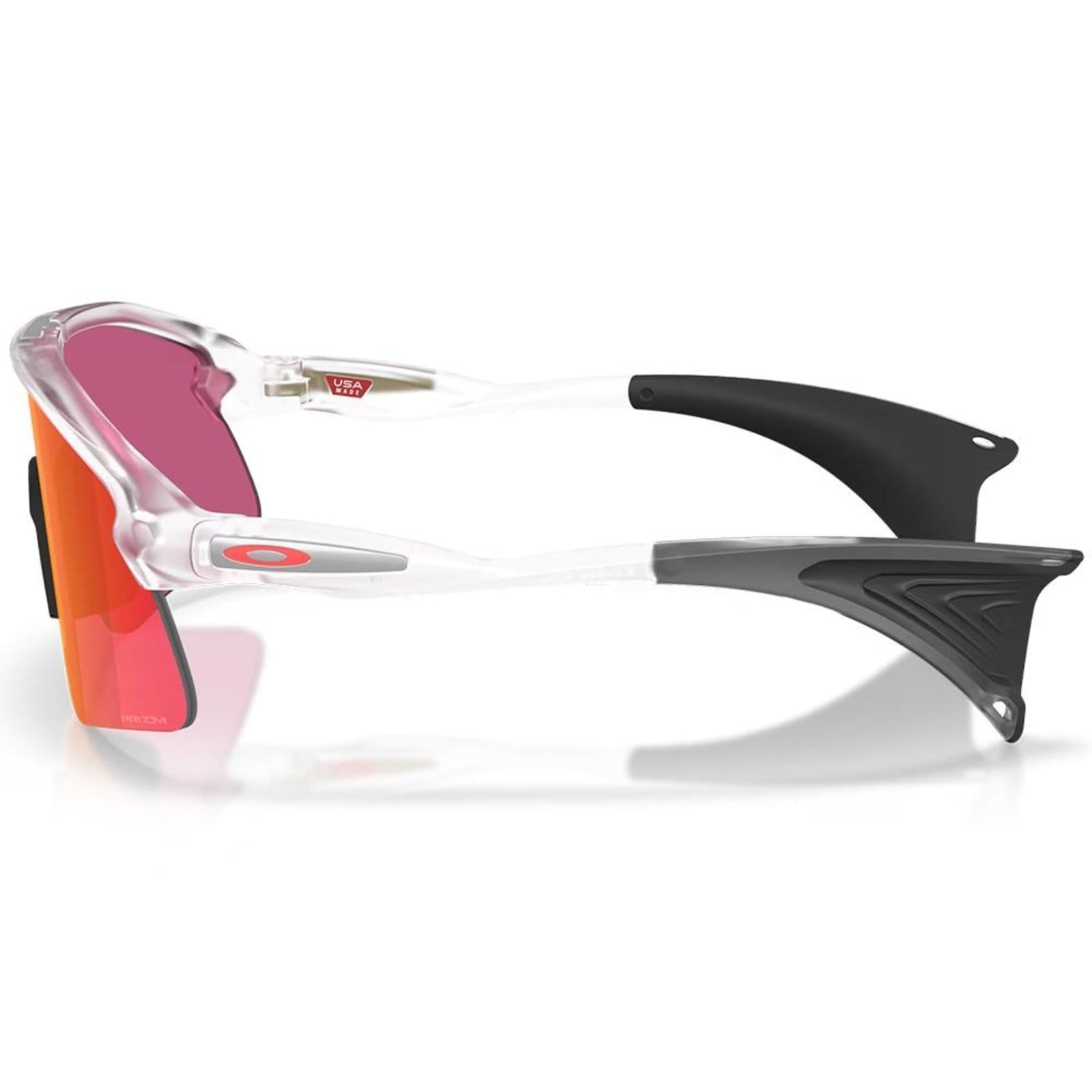 Vista 2 Óculos de Sol Oakley Stunt Devil S Matte Clear Prizm Field Oakley branco clear