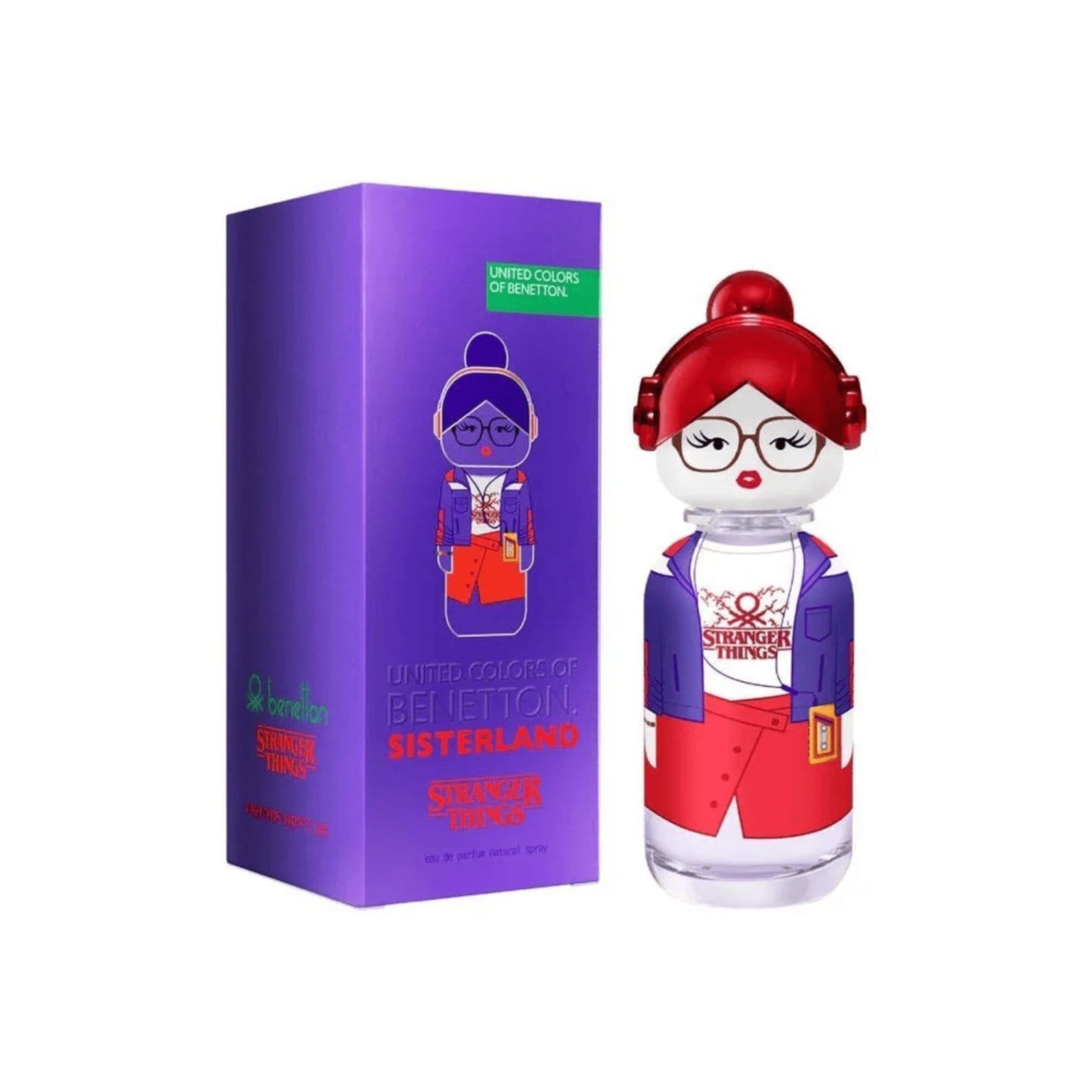 Vista 2 Benetton Sisterland Stranger Things Eau de Parfum Benetton roxo