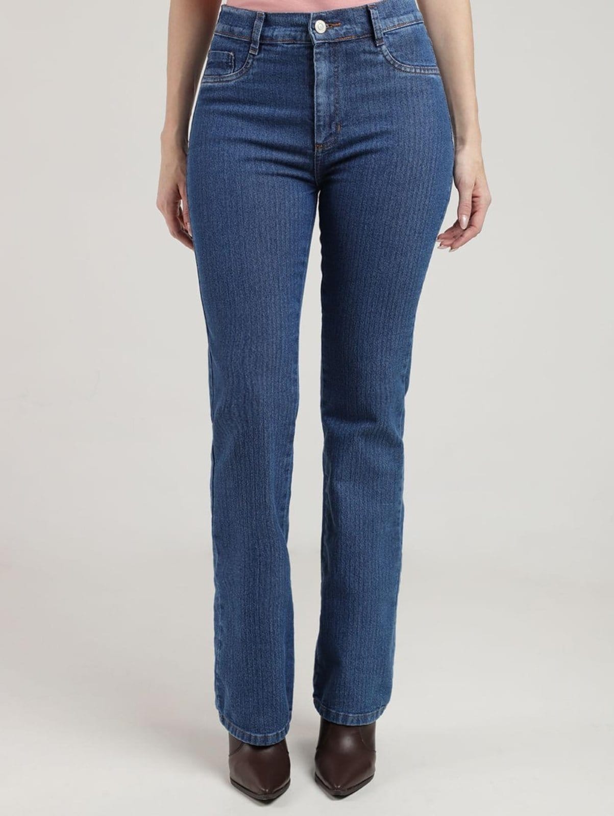 Calça Jeans Boot Cut Sawary Feminina