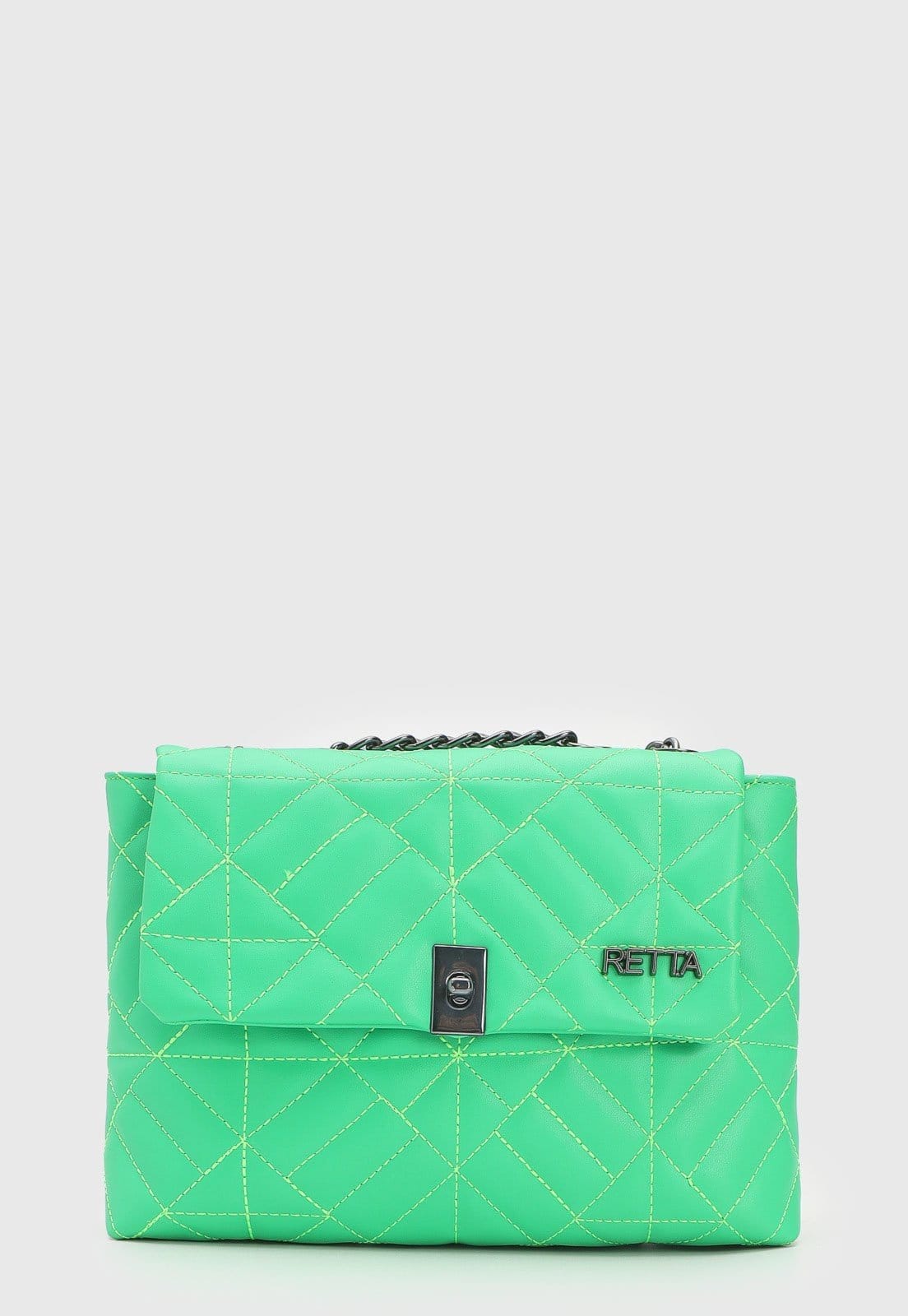Vista 2 Bolsa Feminina Retta Jade Corrente Lima Retta Shoes verde