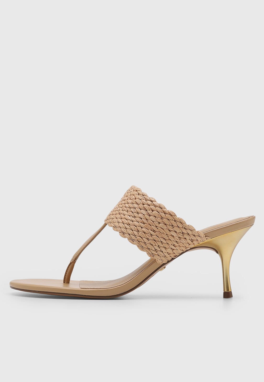 Sandália Feminina Arezzo Tramado Salto Fino