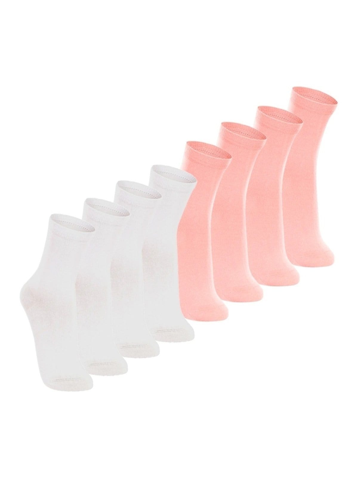 Vista principal Kit com 8 Pares de Meias Cano Longo Lupo Lupo rosa