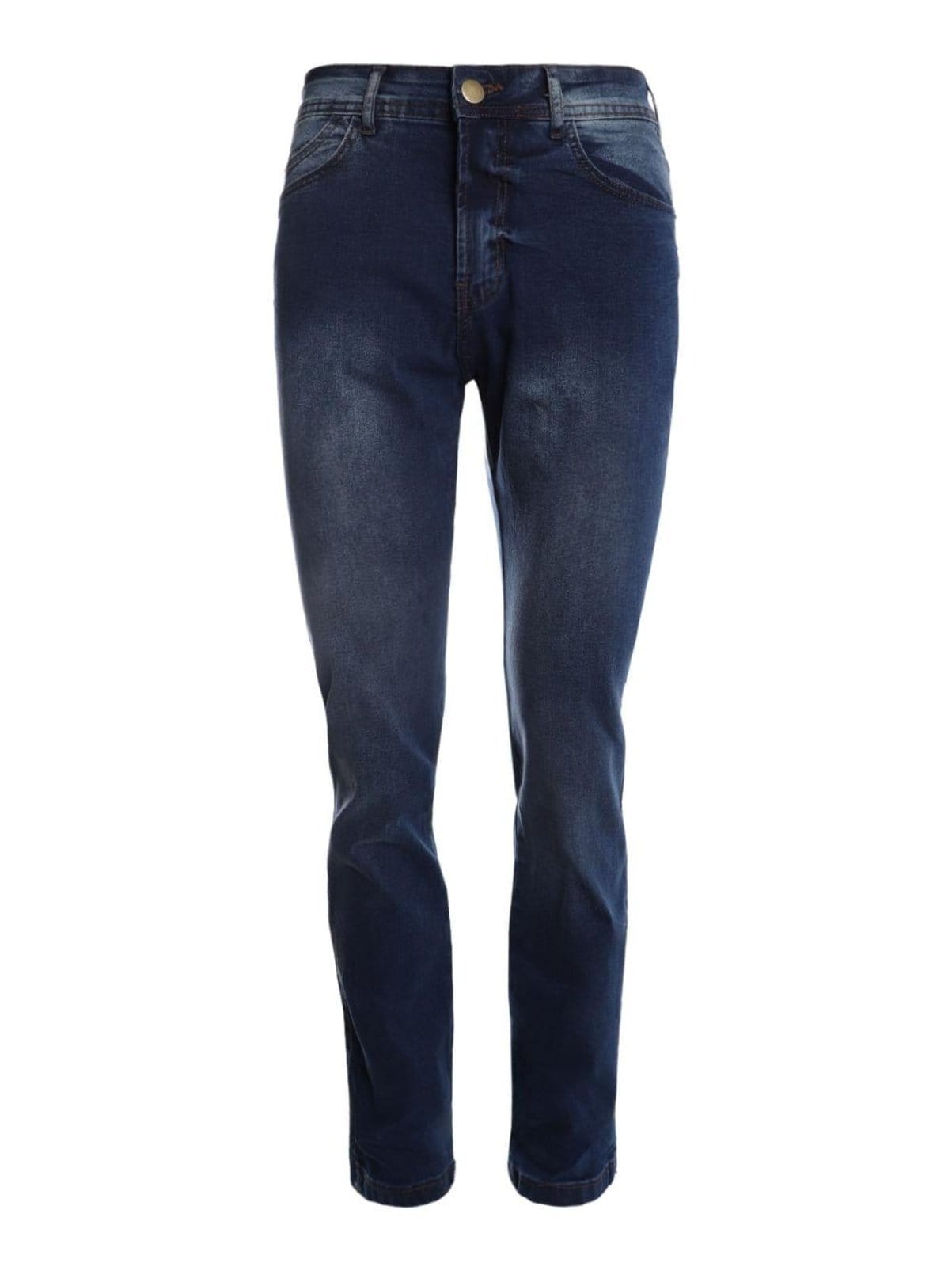 Vista principal Calça Jeans Reta Elétron Masculina Elétron azul