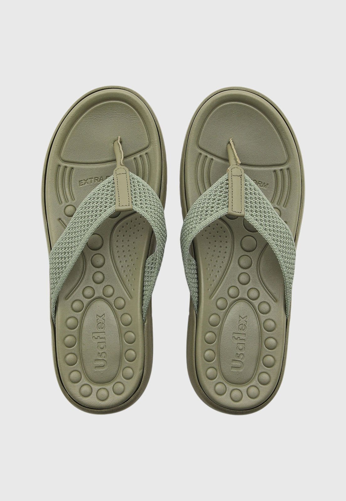 Chinelo Dedo Feminino Usaflex Tiras Texturizadas