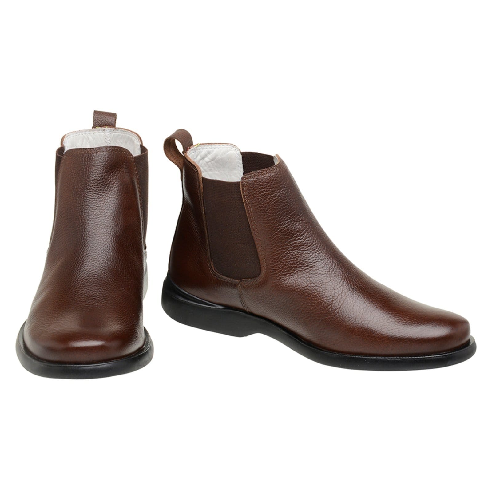 Vista 2 Botina Masculina Malbork Em Couro Café Solado Amazonas 23776M Malbork marrom