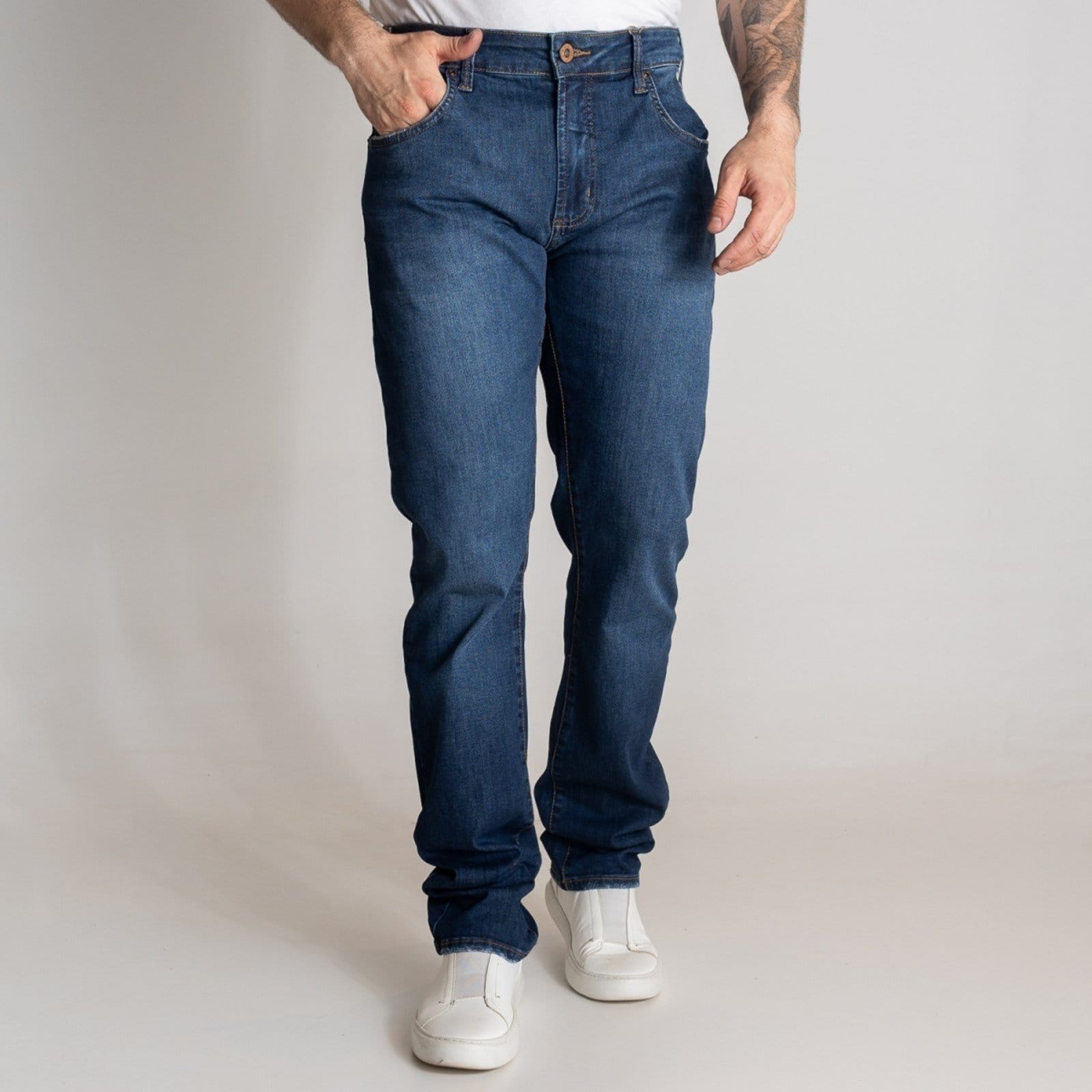 Calça Jeans Forum Paul Slim Indigo