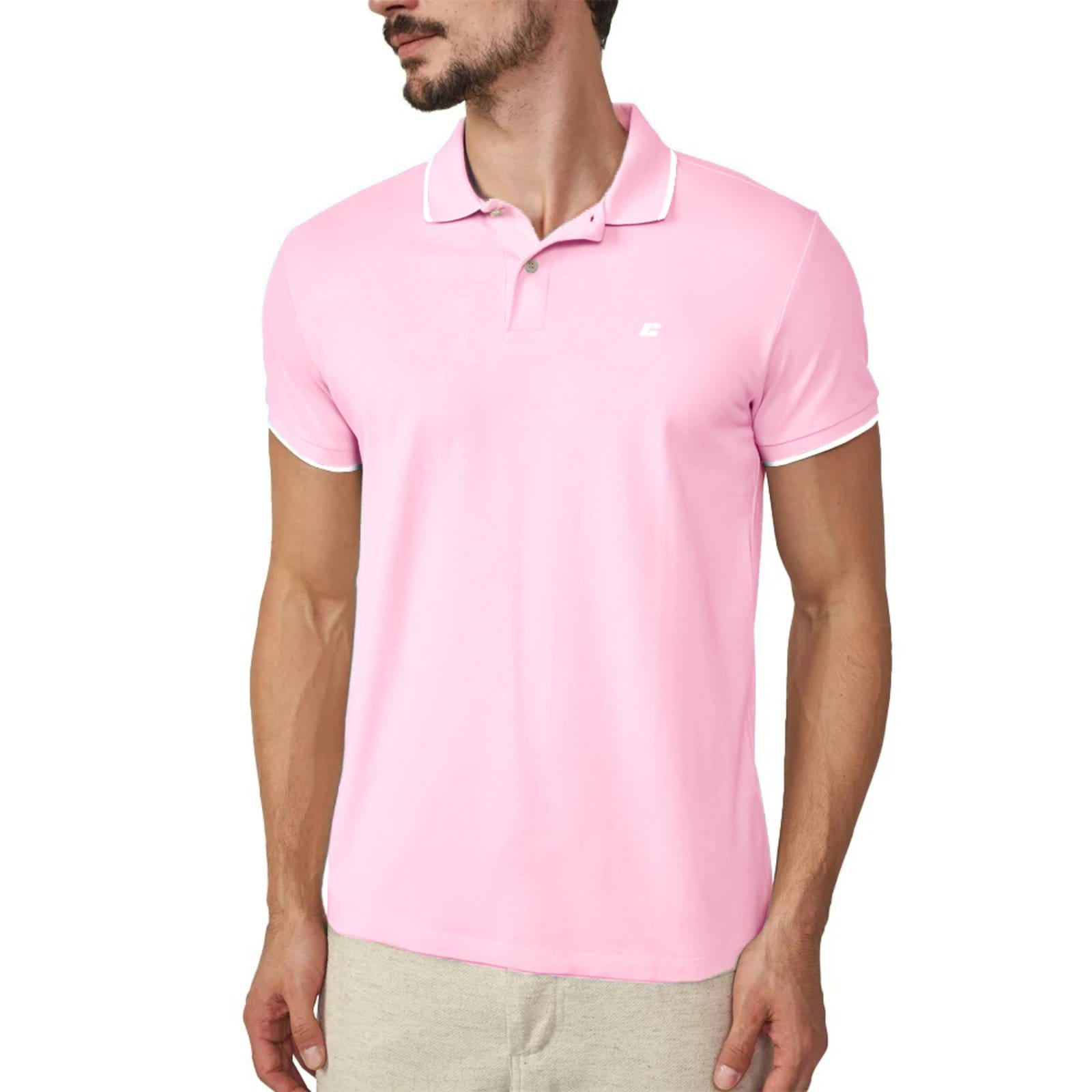 Camisa Polo Colcci Logo Listra Pr26 Elle Masculino