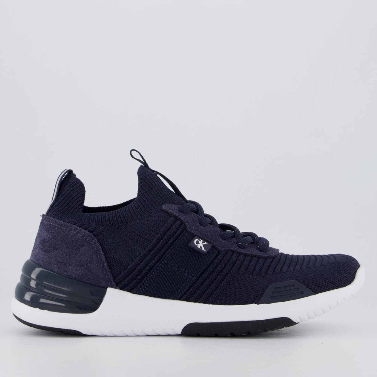 Vista principal Tênis Calvin Klein Air Knitting Flexible Marinho Calvin Klein azul marinho
