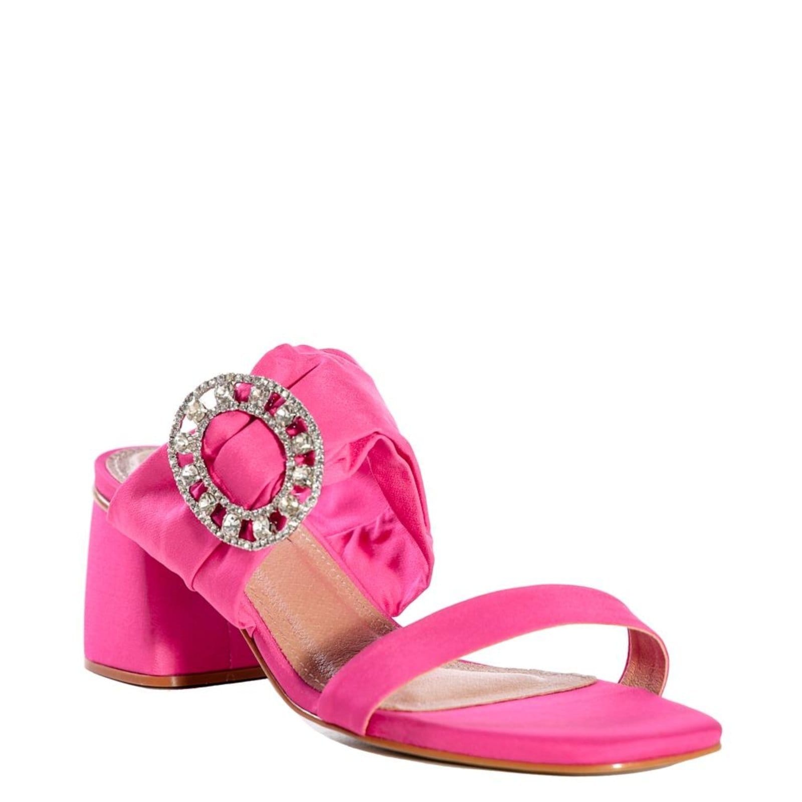 Tamanco Feminino Zariff Salto Grosso Pink Incolor