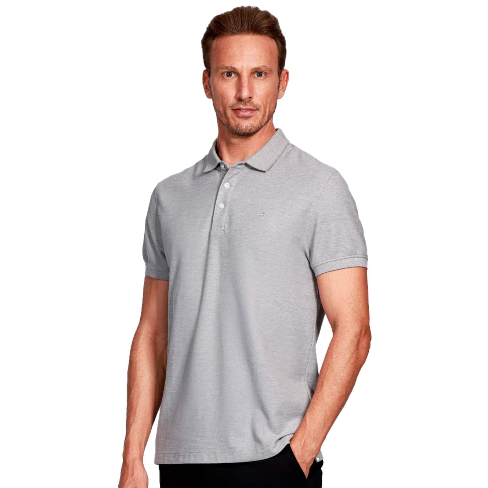 Camisa Polo Aramis Basic Piquet Ve25 Mescla Masculino