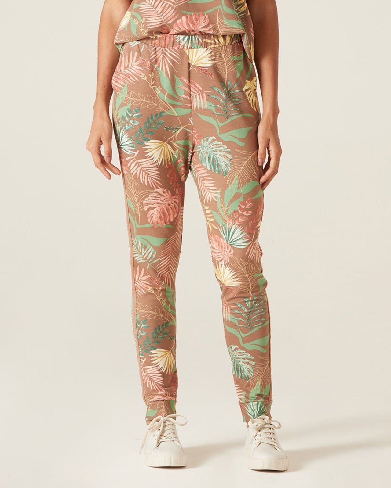 Vista 2 Calça Jogging Moletinho De Viscose Malwee marrom