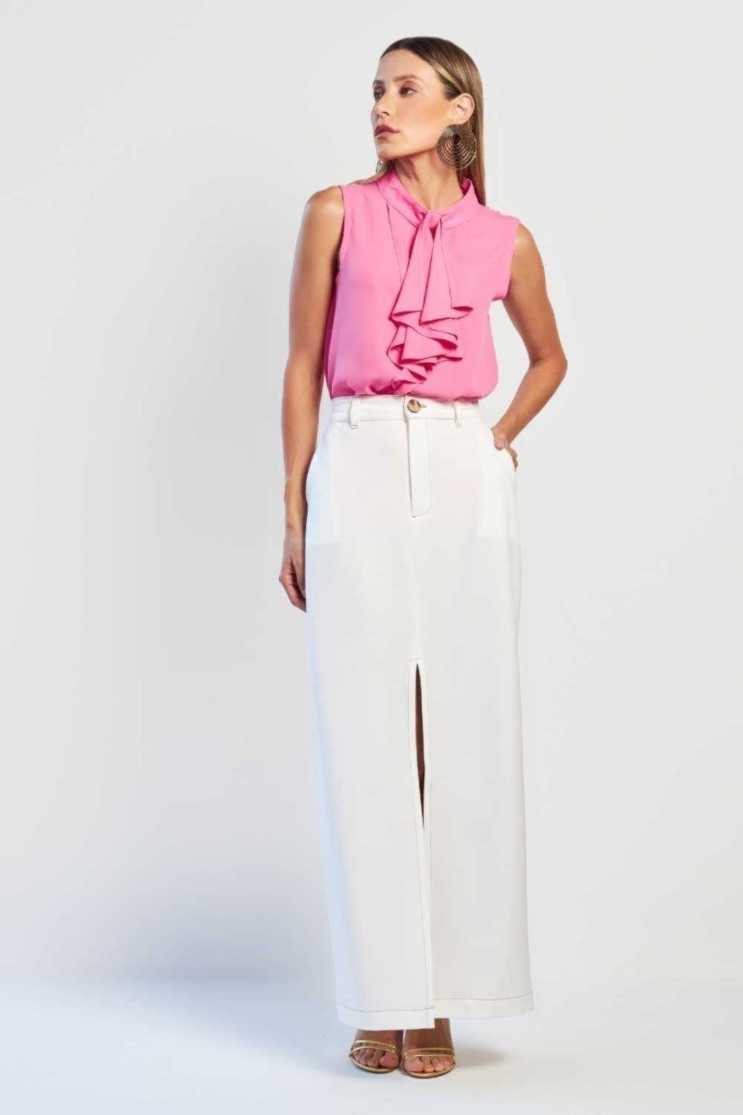 Saia Vanibele Longa Off White