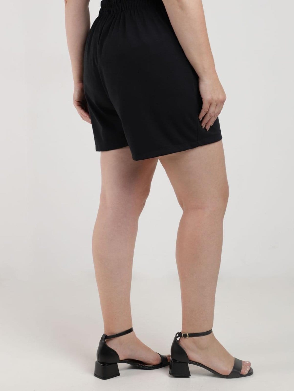 Vista 2 Bermuda Ponto Roma Plus Size Feminina Bright Girl'S preto